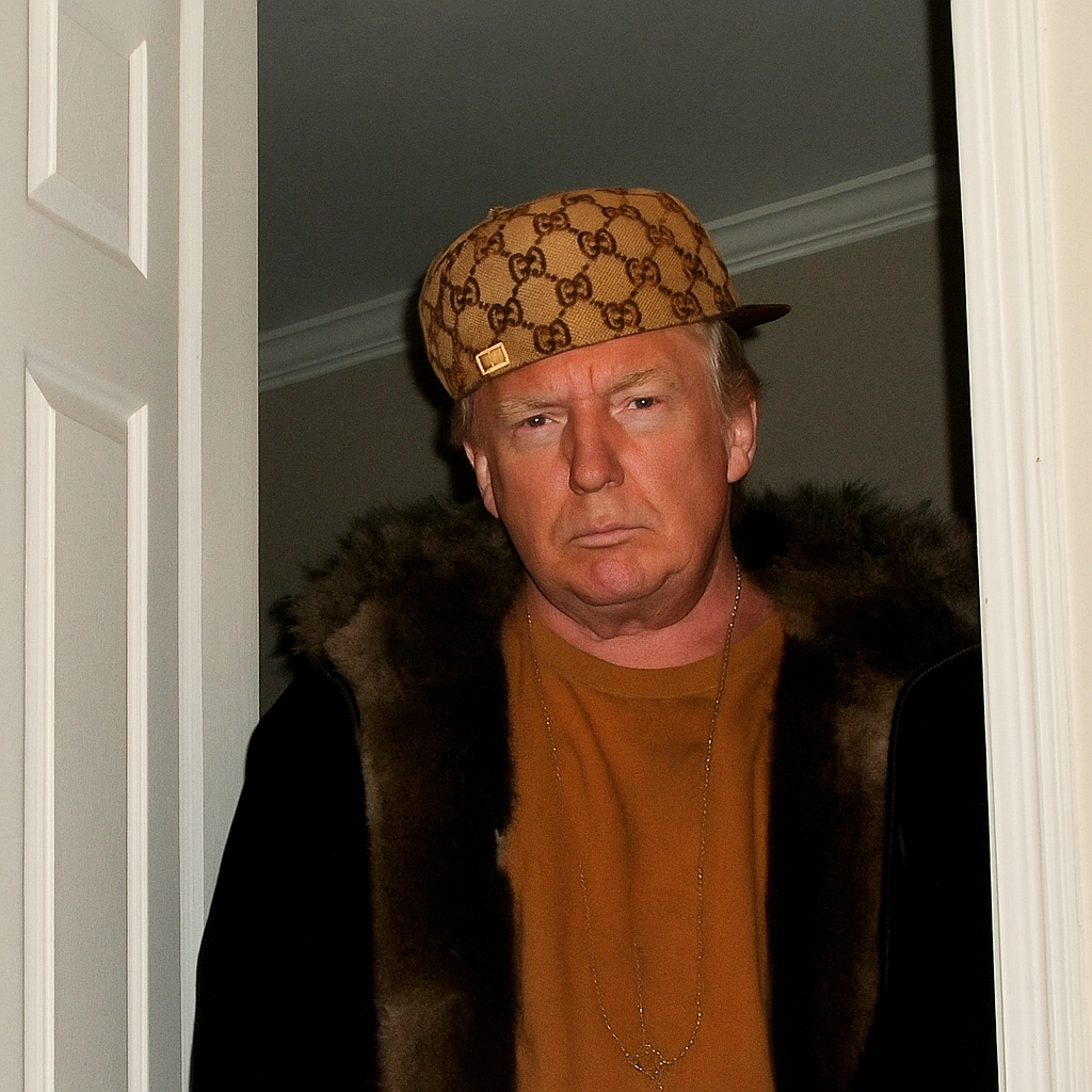High Quality Scumbag Trump Blank Meme Template