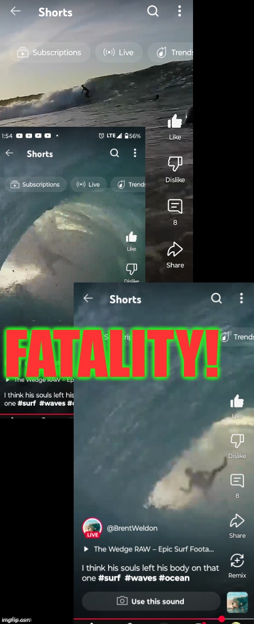 FATALITY! | FATALITY! | image tagged in gifs,memes,screwggle,screwutube,don't be evil,backwash explosion video | made w/ Imgflip meme maker