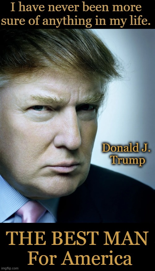 The Strength & Stamina to Do What is Right, Not What is Easy. | I have never been more 
sure of anything in my life. Donald J. 
Trump; THE BEST MAN 
For America | image tagged in america,in the future,the storm,patriot,doing the right things,you are a good man thank you | made w/ Imgflip meme maker