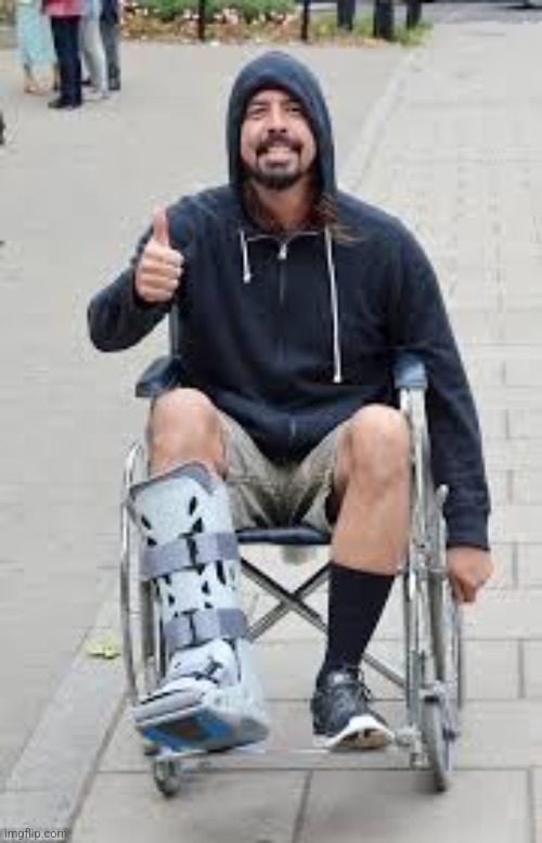image tagged in broken leg | made w/ Imgflip meme maker