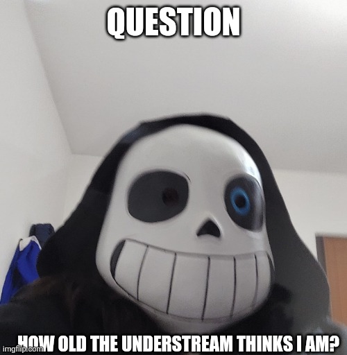 Let's see | QUESTION; HOW OLD THE UNDERSTREAM THINKS I AM? | made w/ Imgflip meme maker