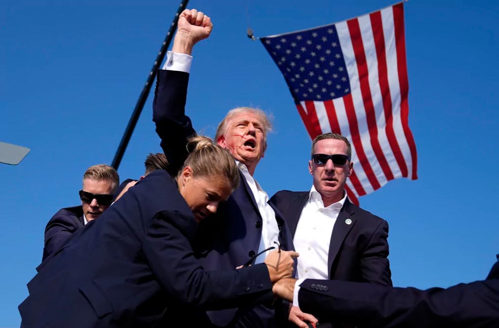 Trump FIGHT Blank Meme Template