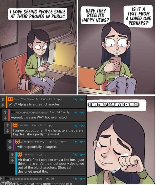 I love seeing people care about me | I LOVE THESE COMMENTS SO MUCH | image tagged in seeing people smile 1,wholesome | made w/ Imgflip meme maker