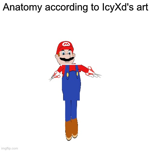 Anatomy according to IcyXd's art | image tagged in msmg | made w/ Imgflip meme maker