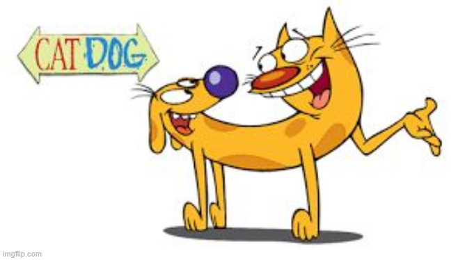 CatDog | image tagged in catdog | made w/ Imgflip meme maker