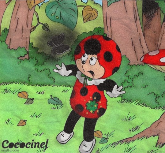Cococinel 1992 (Cocomiel) Black magic butterflies | image tagged in cocomiel magic kids,cococinel,black butterfly,ladybug,ladybird,1990 | made w/ Imgflip meme maker