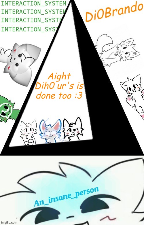 done (this temp was lazy af, I'm jus boreddddd and they wanted me to make it) | Aight Dih0 ur's is done too :3 | image tagged in boykisser shared temp di0 | made w/ Imgflip meme maker