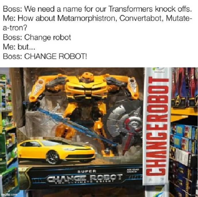 So clever | image tagged in knockoff | made w/ Imgflip meme maker