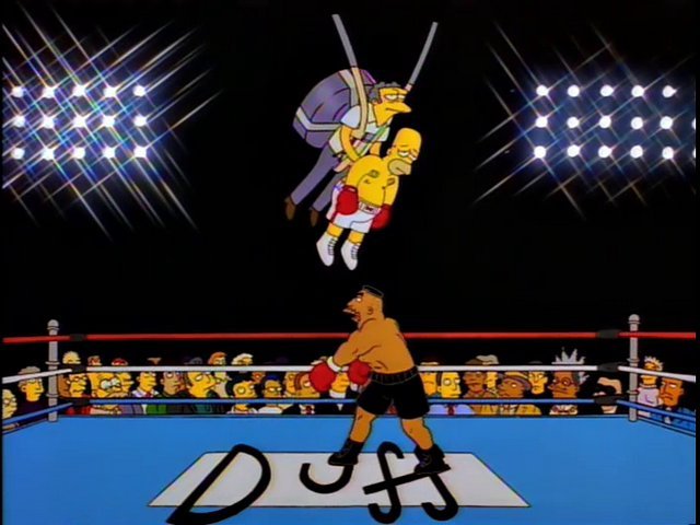 Moe saving Homer Blank Meme Template