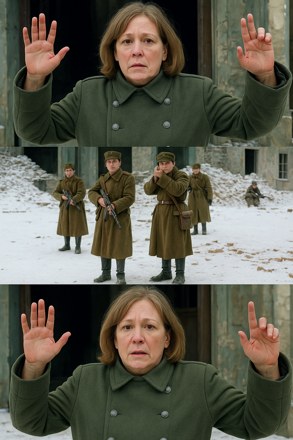 High Quality ne tirez pas je suis attardée Blank Meme Template