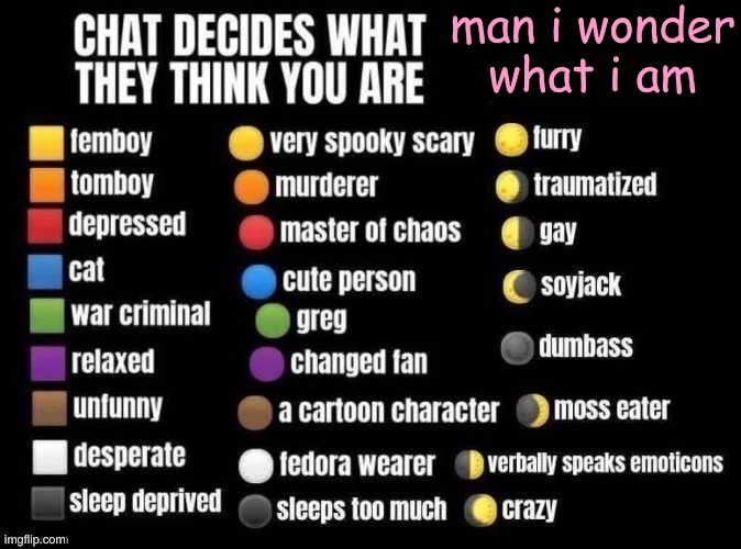 idfk | man i wonder what i am | image tagged in idfk | made w/ Imgflip meme maker