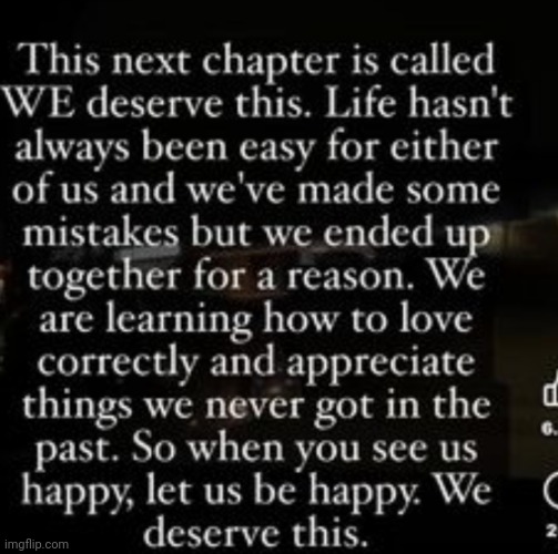 We Deserve This. | image tagged in everyone,deserves,happiness,with,their,love | made w/ Imgflip meme maker