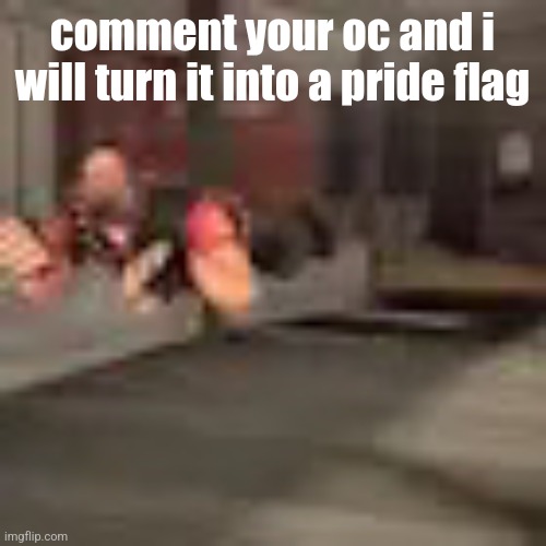 heby from tea forest two | comment your oc and i will turn it into a pride flag | image tagged in heby from tea forest two | made w/ Imgflip meme maker
