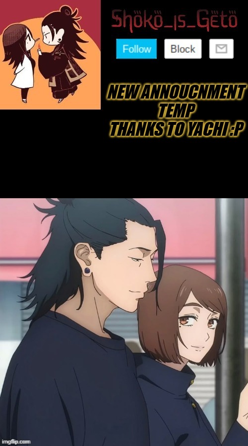 NEW ANNOUCNMENT TEMP THANKS TO YACHI :P | made w/ Imgflip meme maker