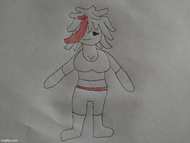 I tried to make a Claire Fanart | made w/ Imgflip meme maker
