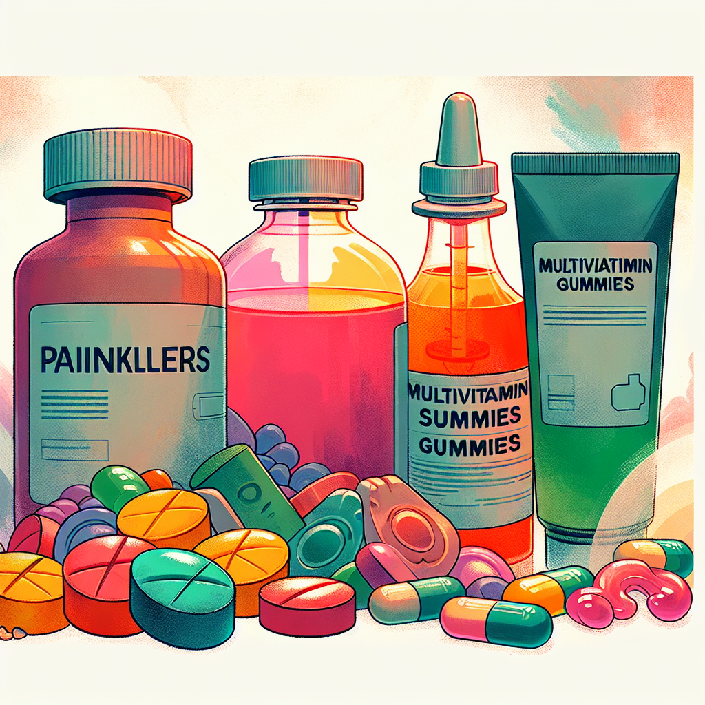Visual: Smooth animation showing 4 main products:  Painkiller Ta Blank Meme Template
