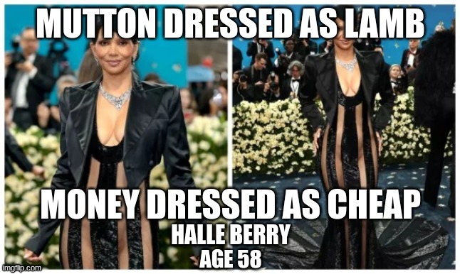 The satanic elite are perverts | AGE 58; HALLE BERRY | image tagged in satanists,illuminati,naked,porn,vulgar | made w/ Imgflip meme maker