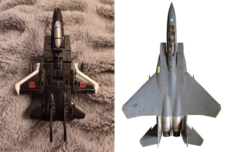 He is very cartoony f15 eagle shaped | made w/ Imgflip meme maker