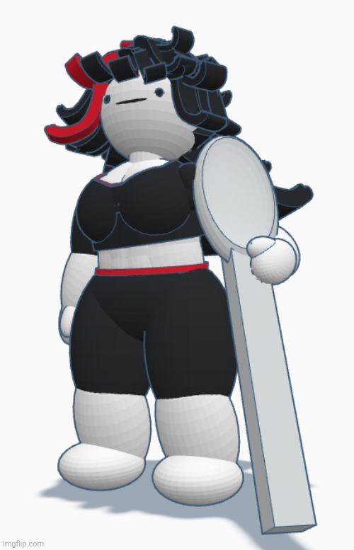 Somebody once requested Claire with a big spoon | made w/ Imgflip meme maker