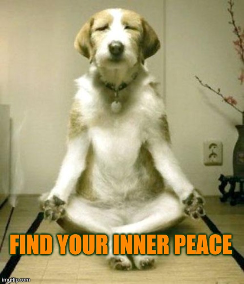 Find your inner peace | FIND YOUR INNER PEACE | image tagged in inner peace,relaxing | made w/ Imgflip meme maker