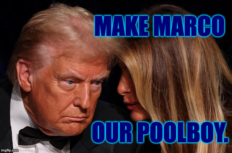 More responsibilities. | MAKE MARCO; OUR POOLBOY. | image tagged in memes,little marco,how things work,trump and melly | made w/ Imgflip meme maker