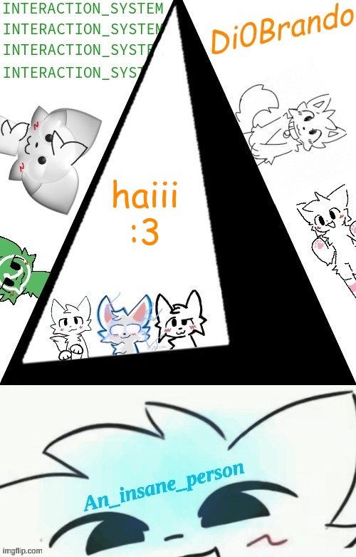 haii | haiii :3 | image tagged in boykisser shared temp di0 | made w/ Imgflip meme maker