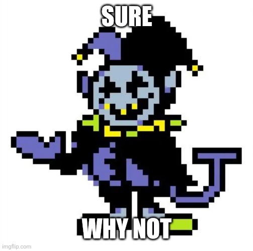 SURE WHY NOT | made w/ Imgflip meme maker
