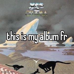 this is my album fr | image tagged in this is my album fr | made w/ Imgflip meme maker