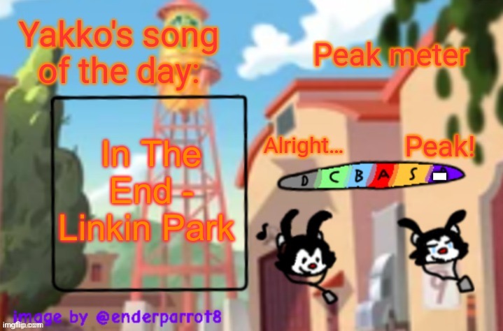 song of te dae | In The End - Linkin Park; - | image tagged in song of te dae | made w/ Imgflip meme maker