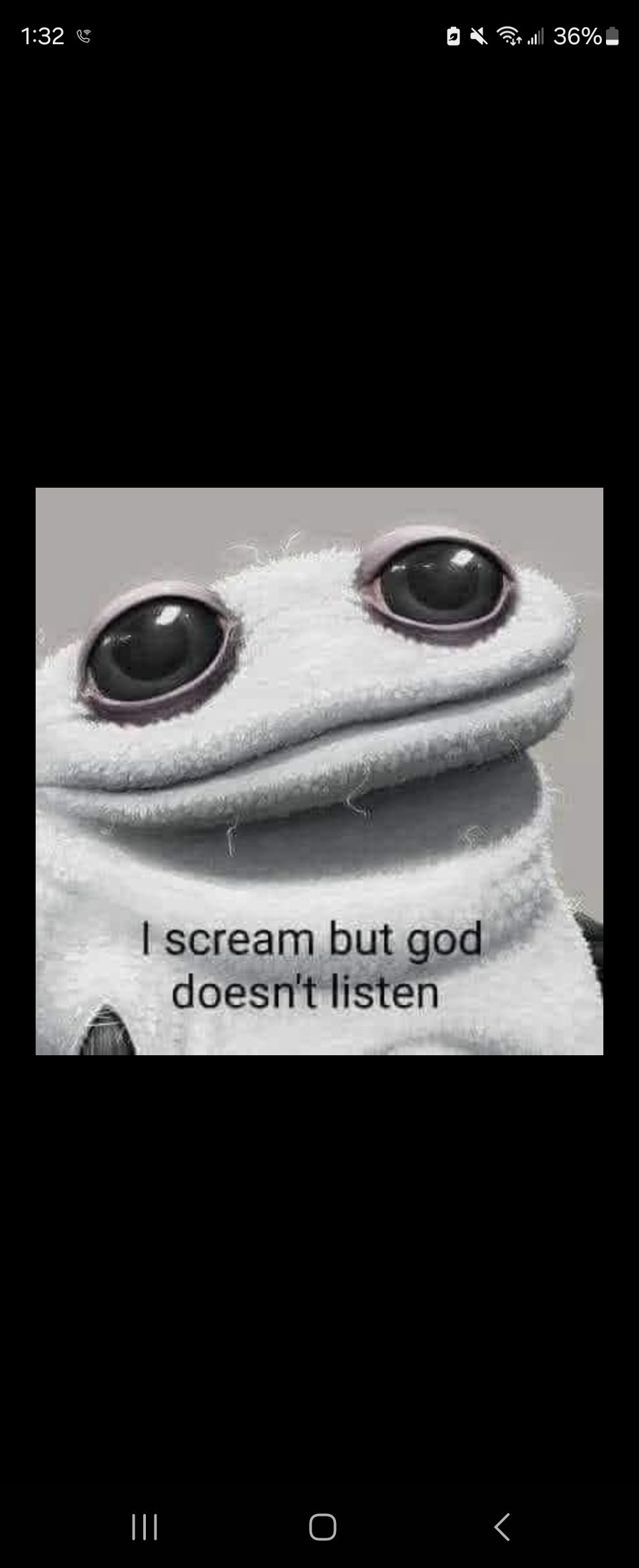 I scream god Donot heear Blank Meme Template