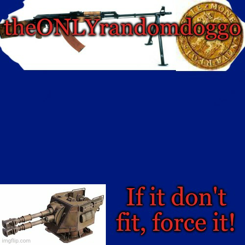 Randomdoggo's really bad template Blank Meme Template