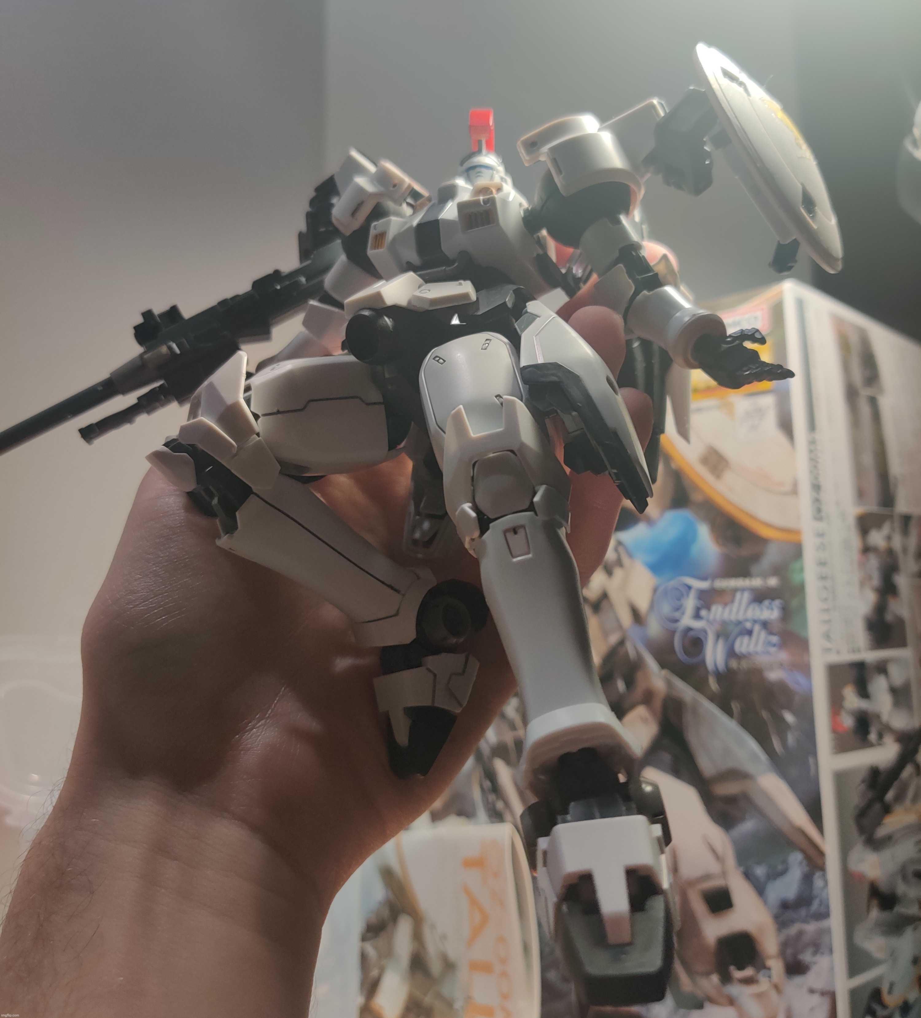 Custom painted mg tallgeese | made w/ Imgflip meme maker