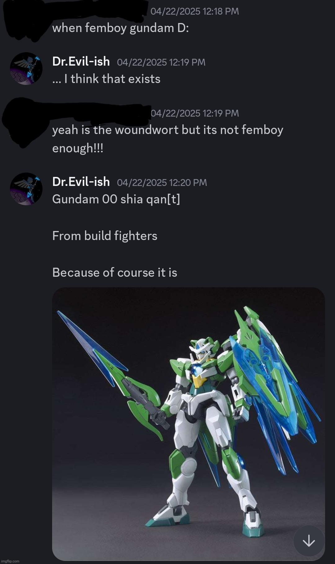 Haven't watched build fighters yet but it has some weird designs. Currently on my third attempt to finish wing | made w/ Imgflip meme maker