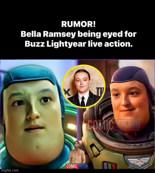 Rumor! | image tagged in funny,toy story,buzz lightyear,the last of us,cinema,fake | made w/ Imgflip meme maker