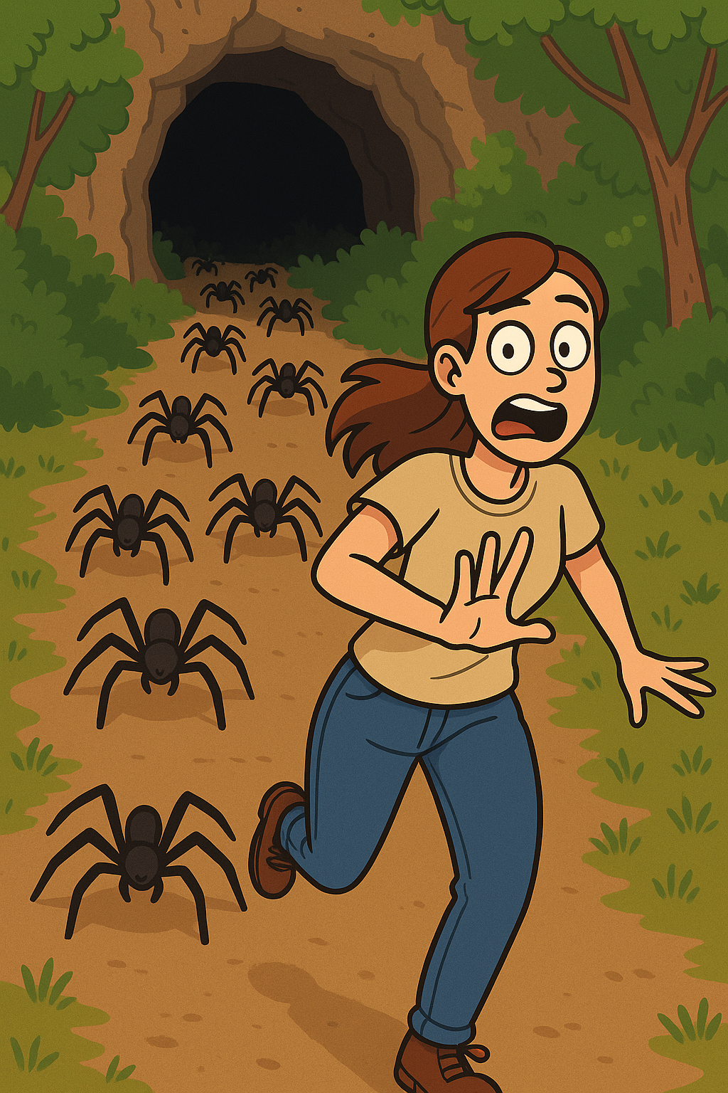 Not the spiders Blank Meme Template