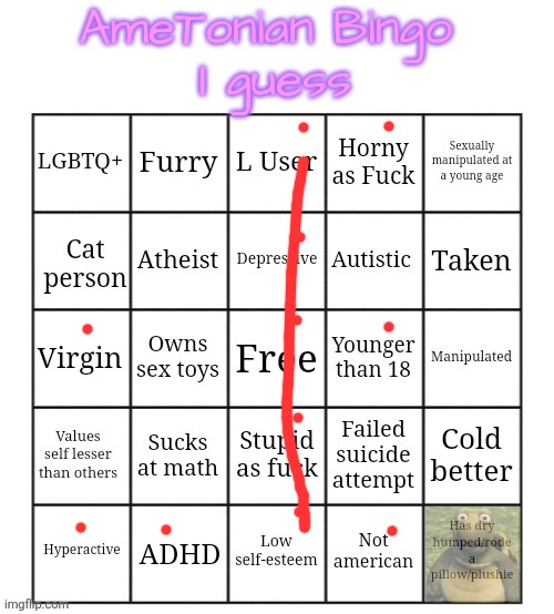 Crasy I got a bingo on THIS | image tagged in ametonian bingo | made w/ Imgflip meme maker