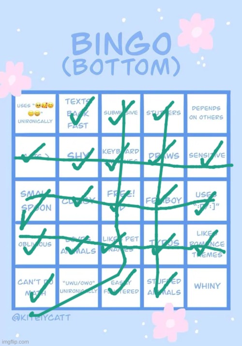 well the call is coming from inside the house :3 | image tagged in bottom bingo | made w/ Imgflip meme maker