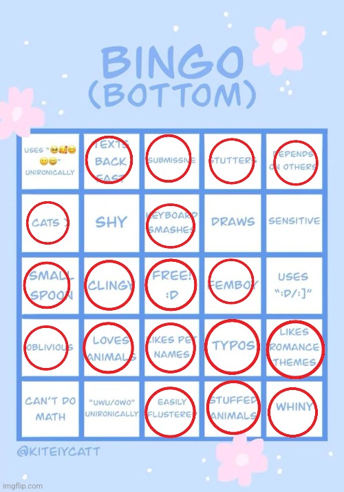 bingo! twice lol | image tagged in bottom bingo | made w/ Imgflip meme maker