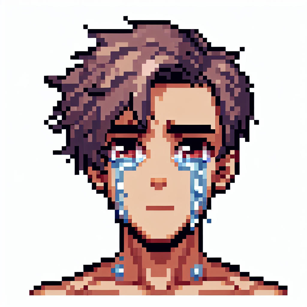 cry guy Blank Meme Template