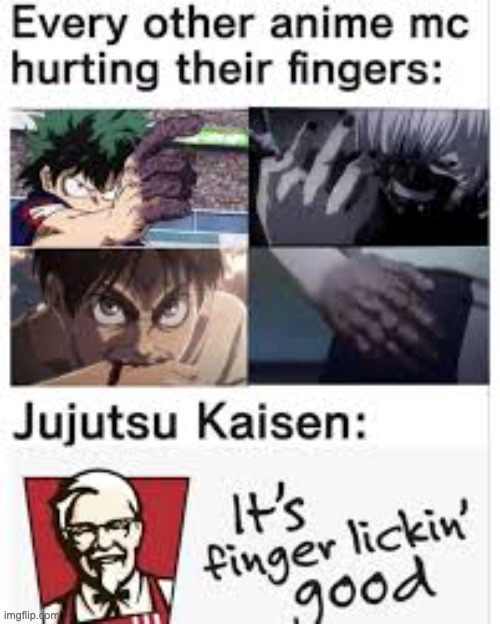 They just lick it like nothing happened.  Bro. | image tagged in jjk,if i could put a skull emoji here,i would | made w/ Imgflip meme maker
