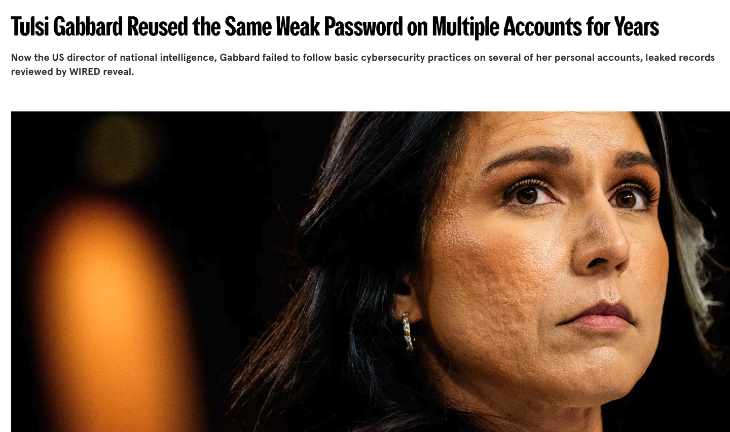 Tulsi Gabbard, US director of national Stupidity Blank Meme Template