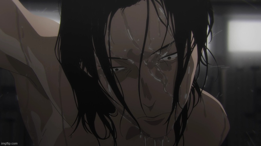 Suguru Geto in the shower | image tagged in suguru geto in the shower | made w/ Imgflip meme maker
