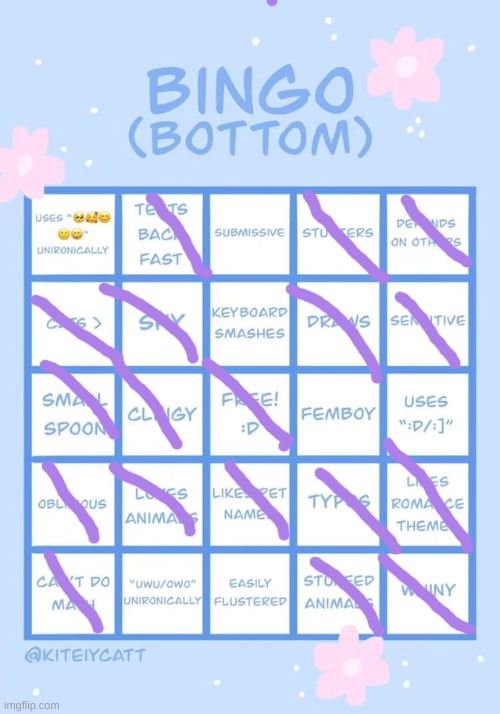 bottom bingo | image tagged in bottom bingo | made w/ Imgflip meme maker