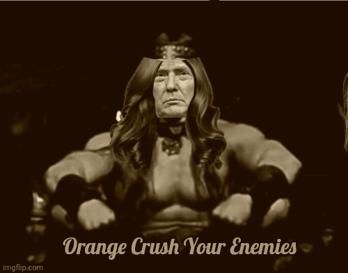 Trump the Barbarian Blank Meme Template