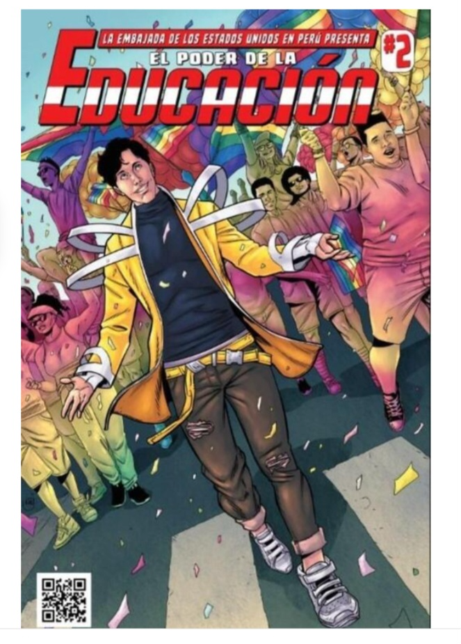 USAid transgender comic book Blank Meme Template