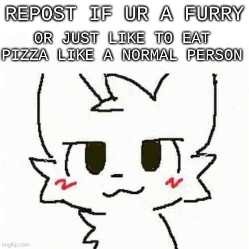 Both! | OR JUST LIKE TO EAT PIZZA LIKE A NORMAL PERSON; REPOST IF UR A FURRY | image tagged in boykisser | made w/ Imgflip meme maker