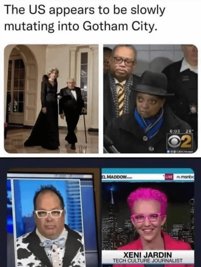 Meanwhile in Gotham City Blank Meme Template