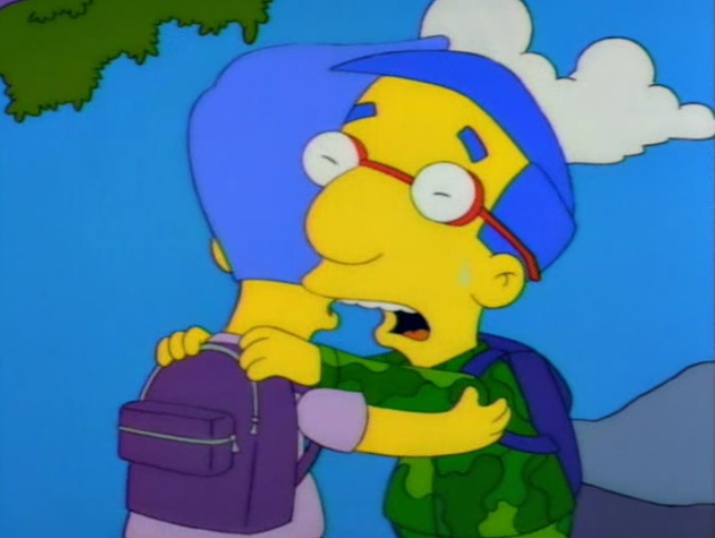 Milhouse Crying Blank Meme Template