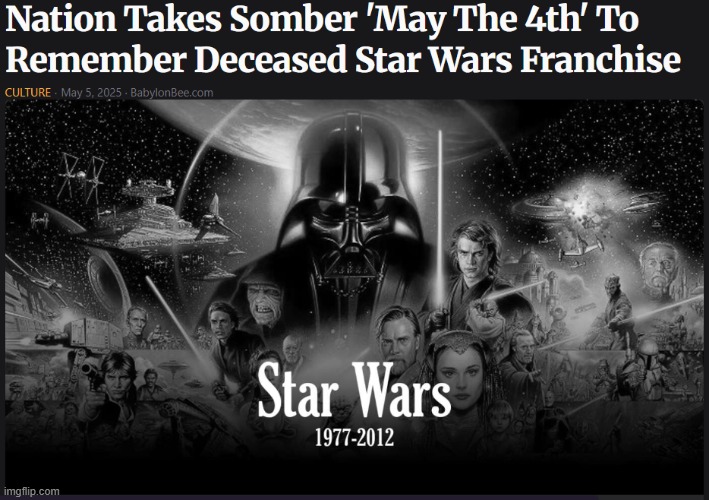 May the Fourth be with you. (starts crying) | made w/ Imgflip meme maker