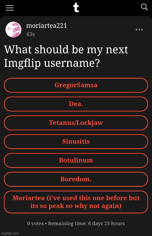 Vote because probably no one will see that there | made w/ Imgflip meme maker